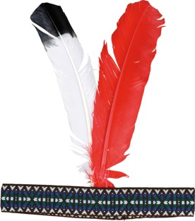 Bandeau à plumes 