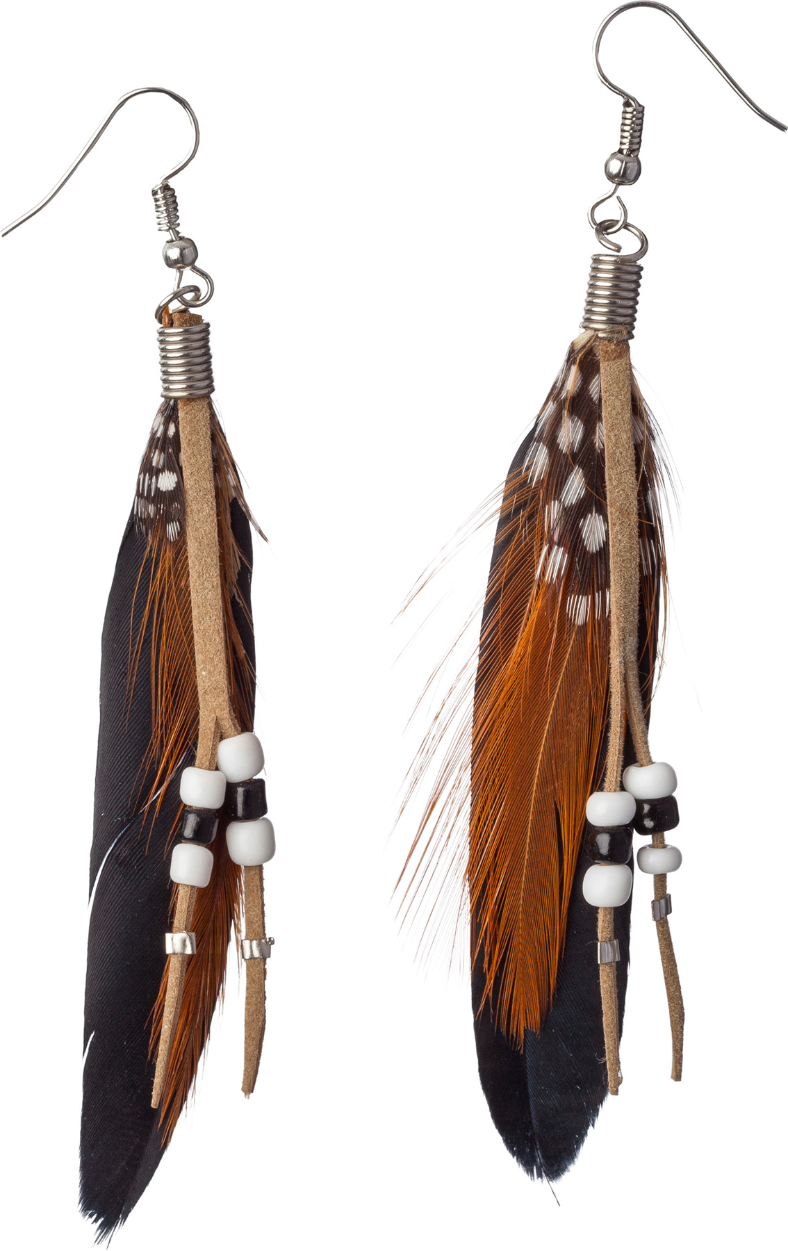 Boucles d´oreilles à plumes