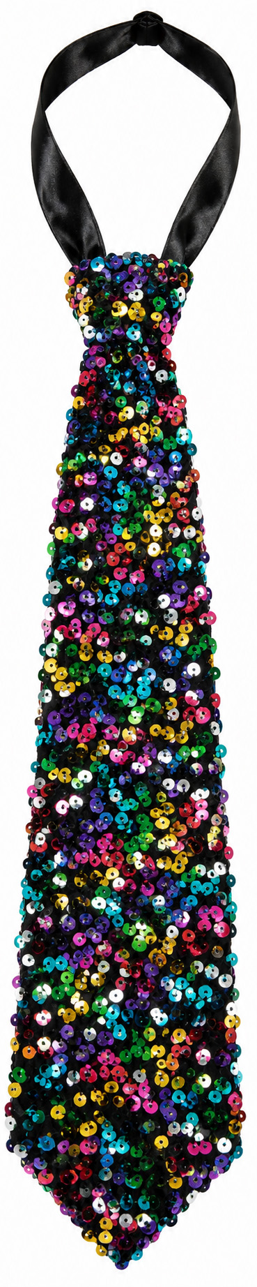 Premium sequinned tie, colourful