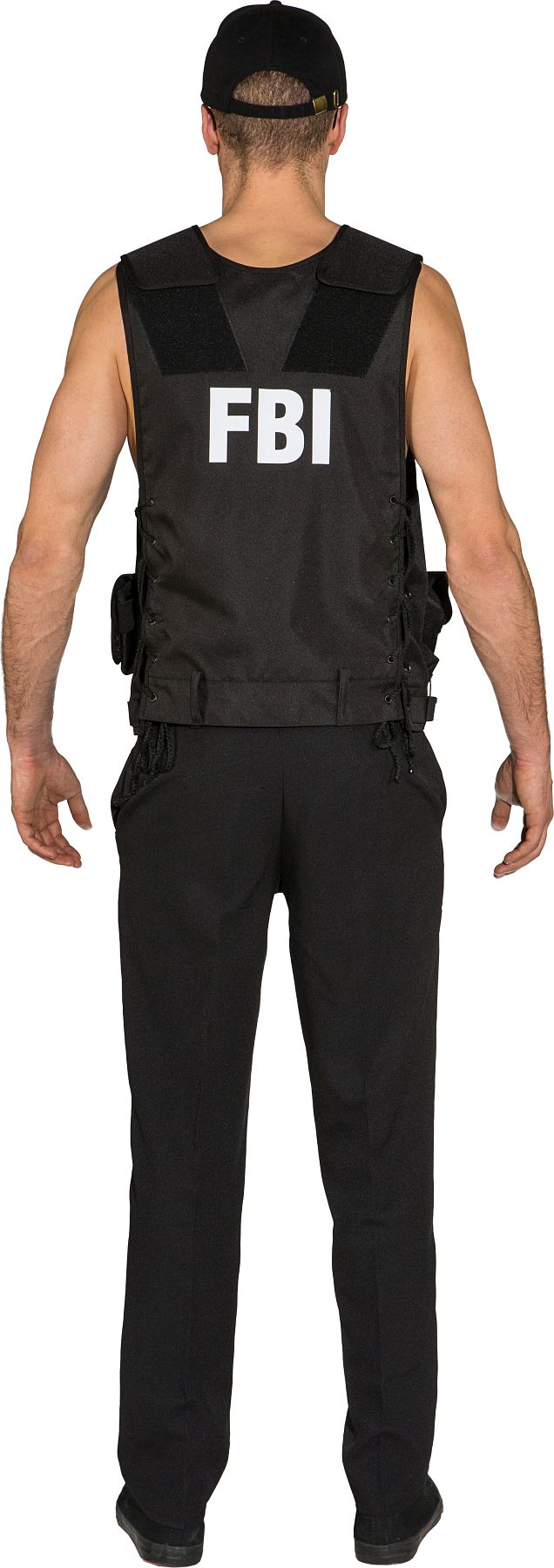 Gilet FBI, noir
