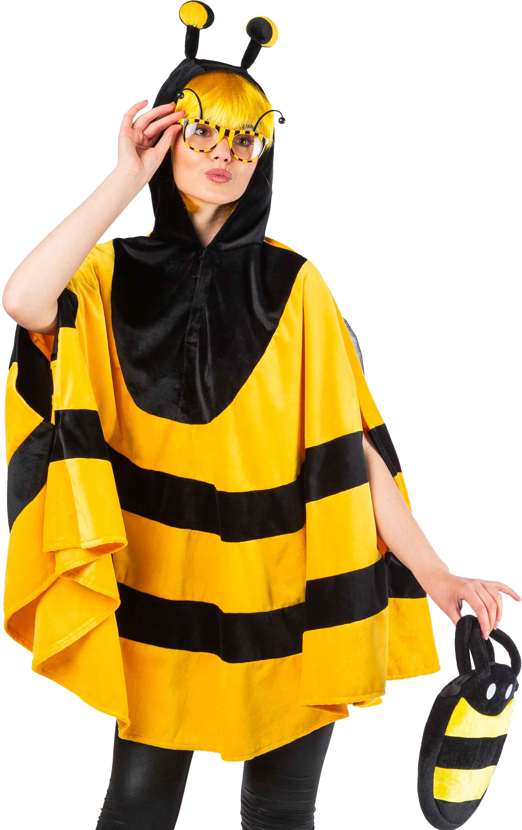 Animal poncho, bee