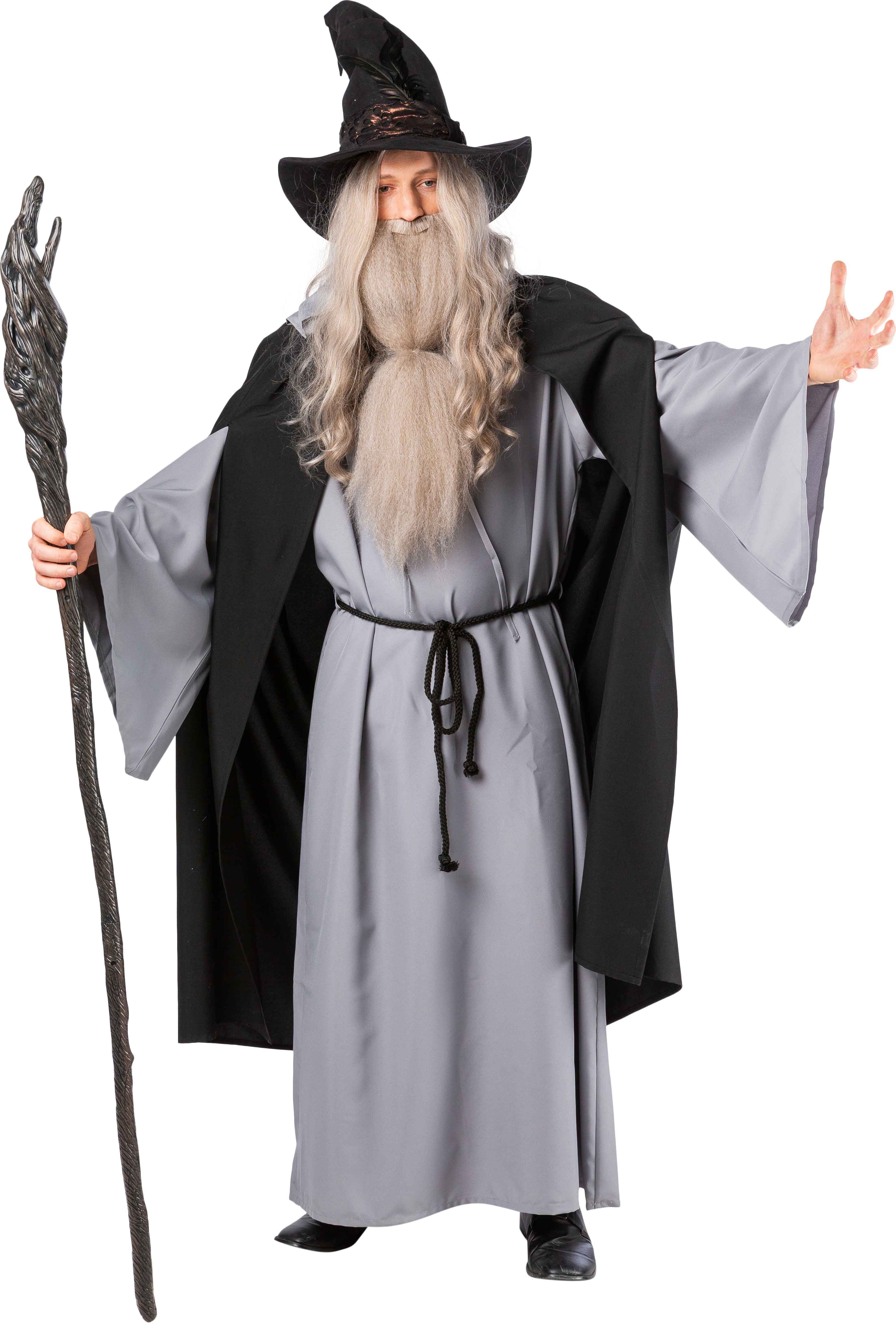 Magic Director wig set, grey