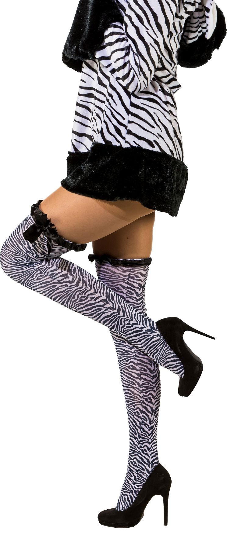 Hold-up stockings, Zebra