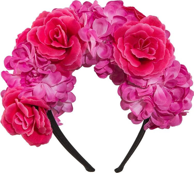 Blumenschmuck, pink 