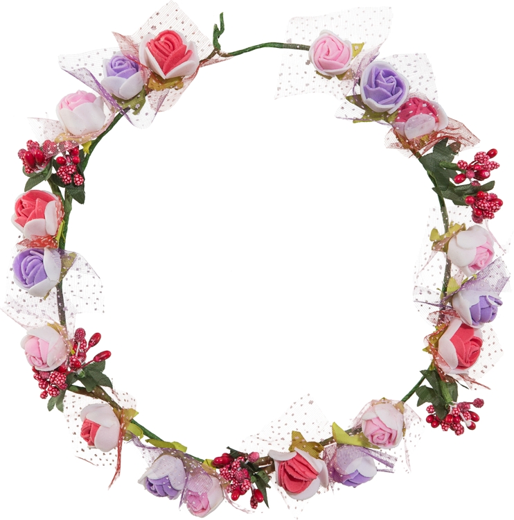 Floral wreath, roses