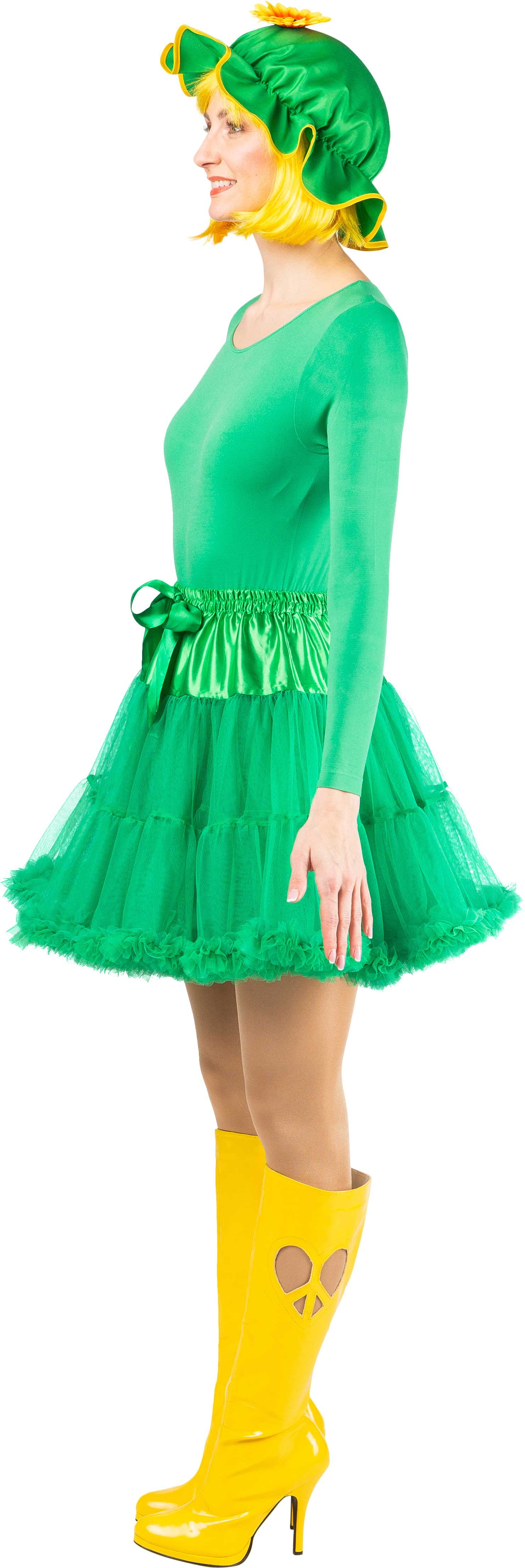 Tutu kurz mit Rüsche, grün