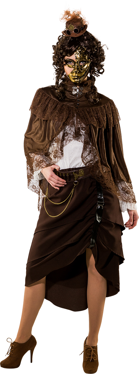 Cape steampunk, marron