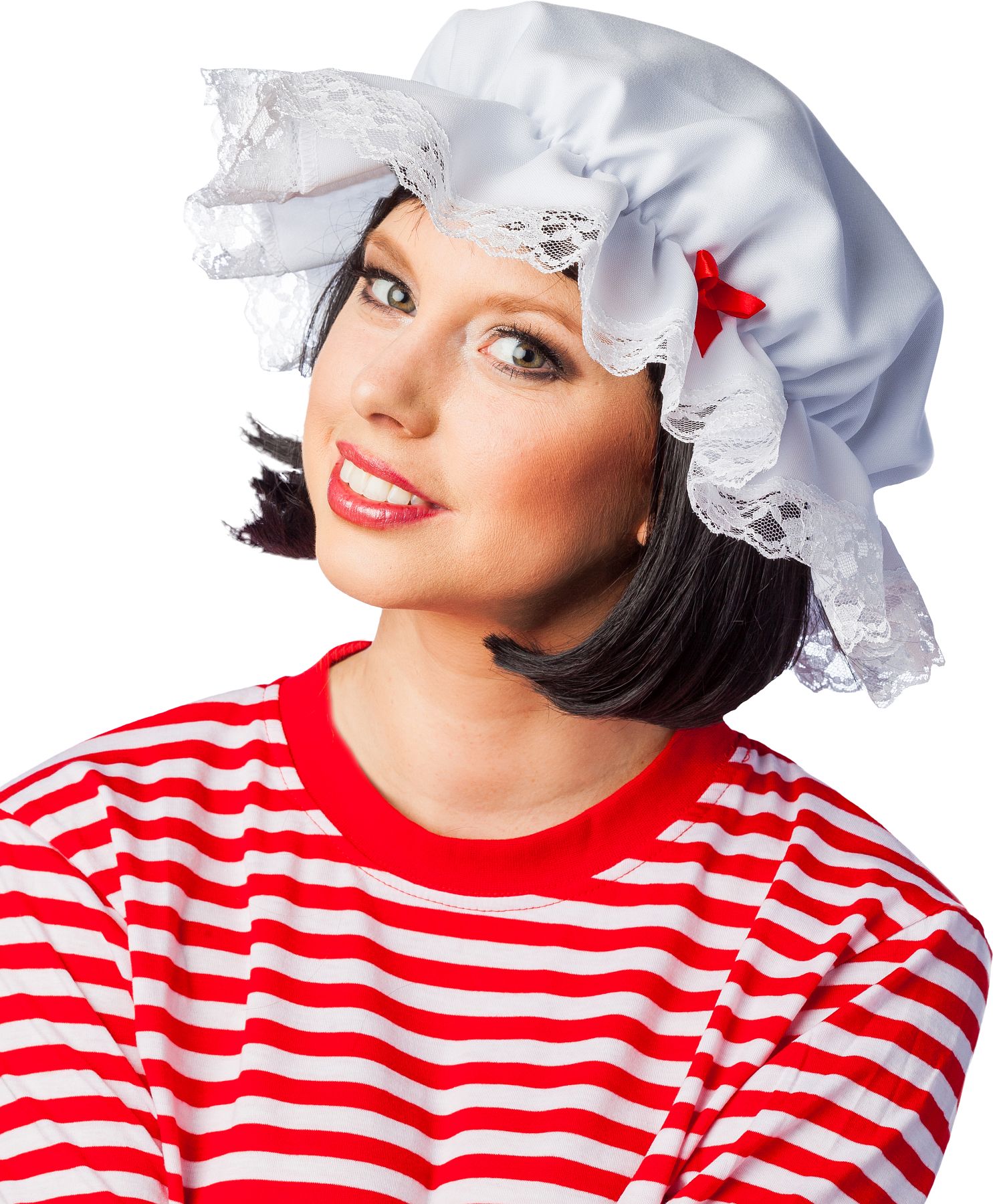 Bonnet de nuit, blanc