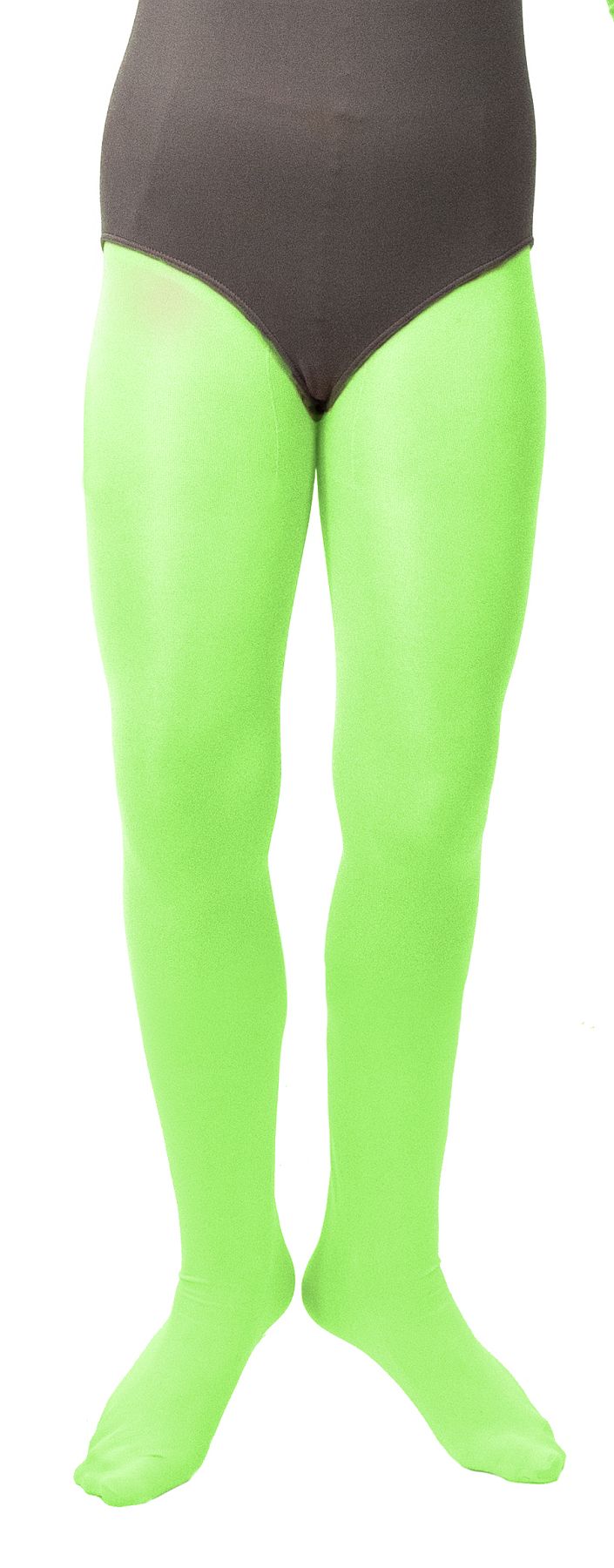 Opaque tights, neon-green