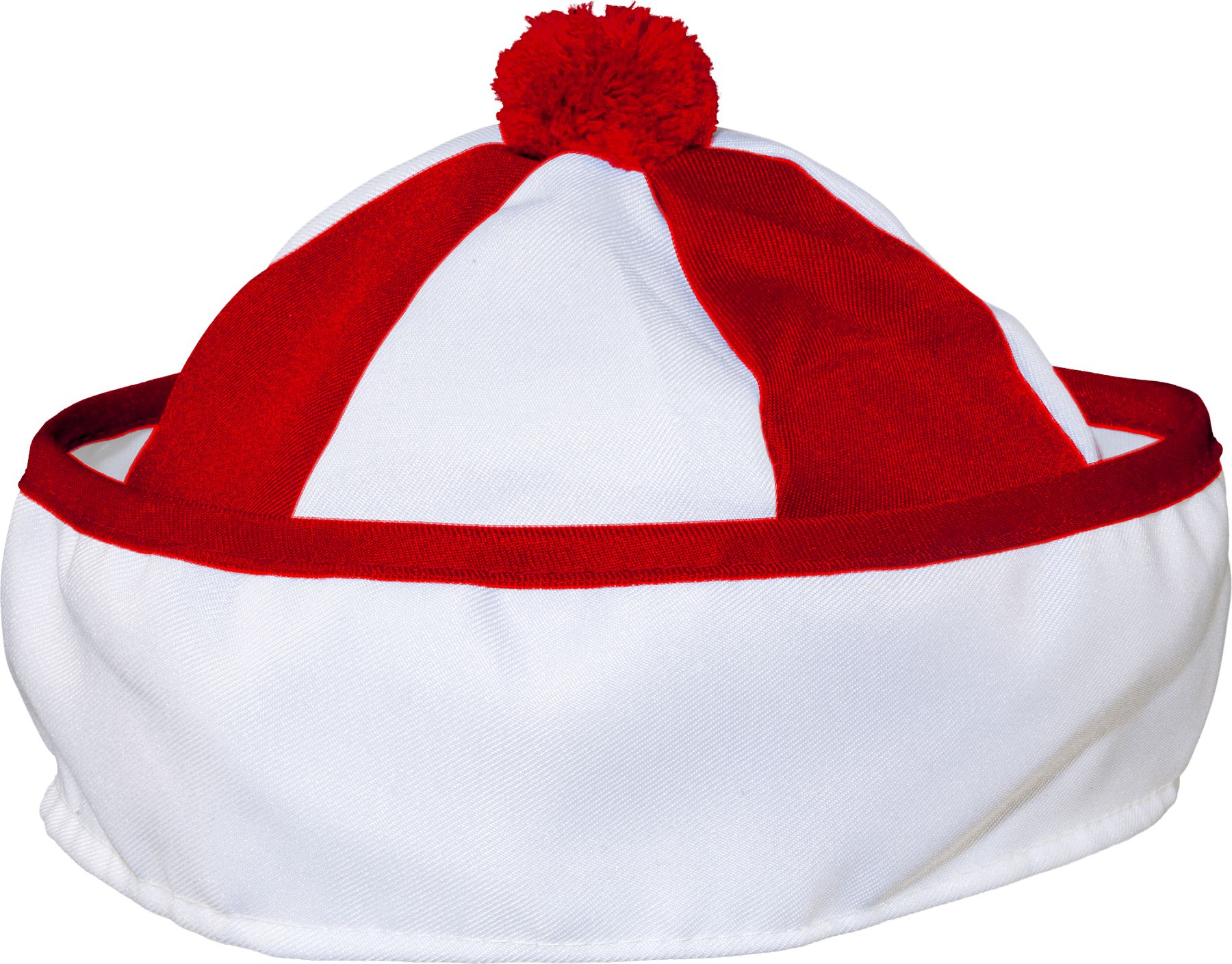 Sailor cap, red/white