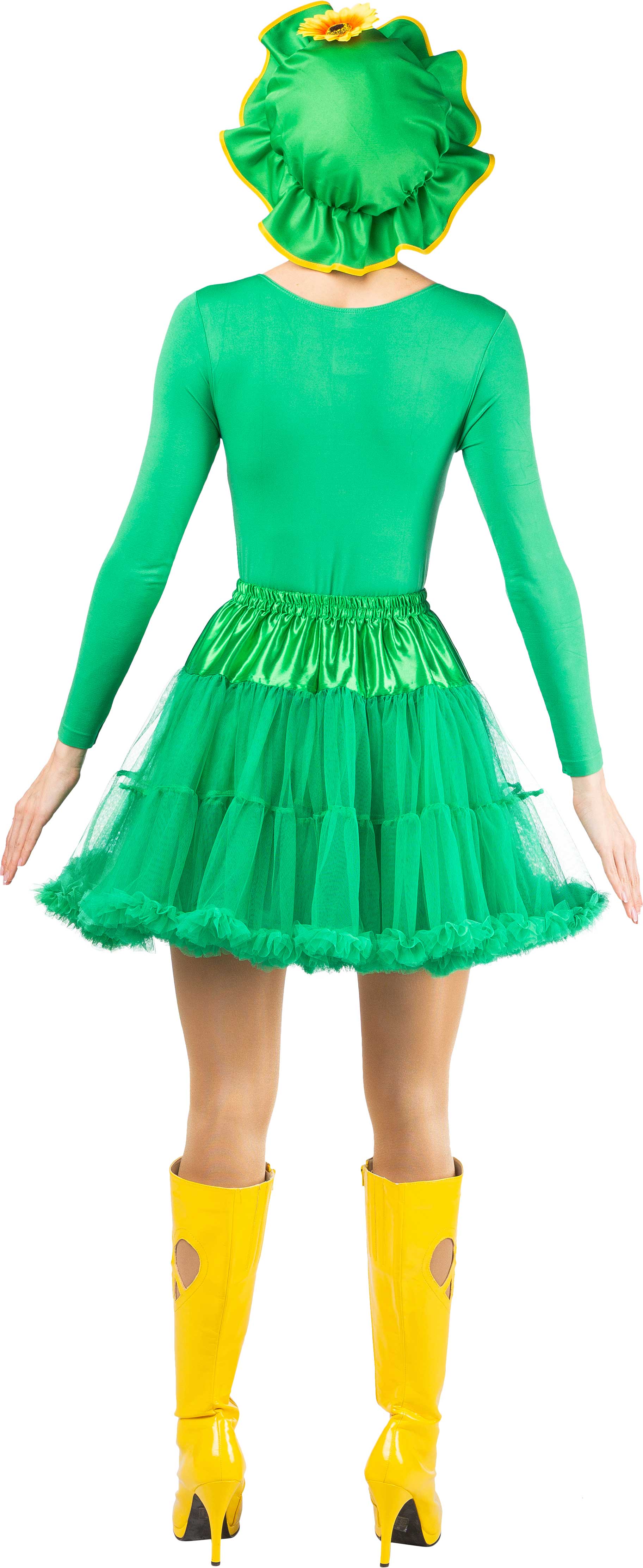 Tutu kurz mit Rüsche, grün