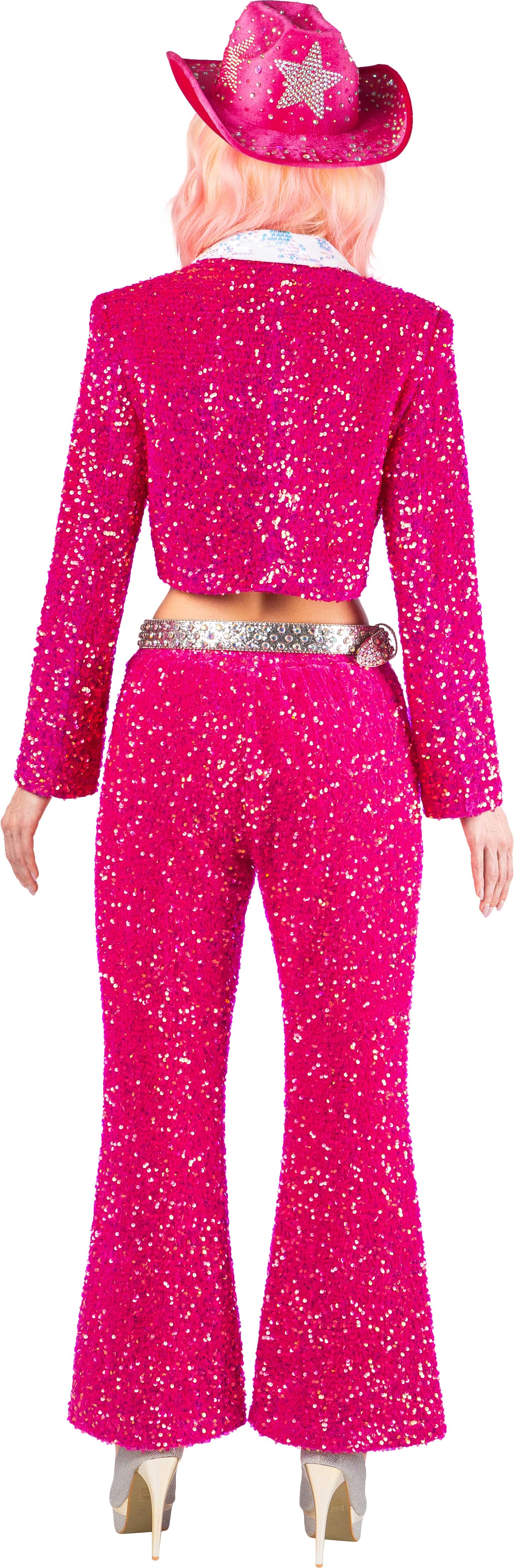 Kit paillettes, fuchsia