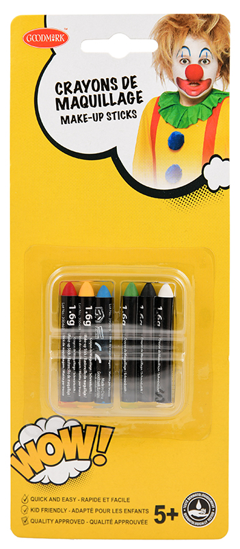 6 Crayons de maquillage - Basic