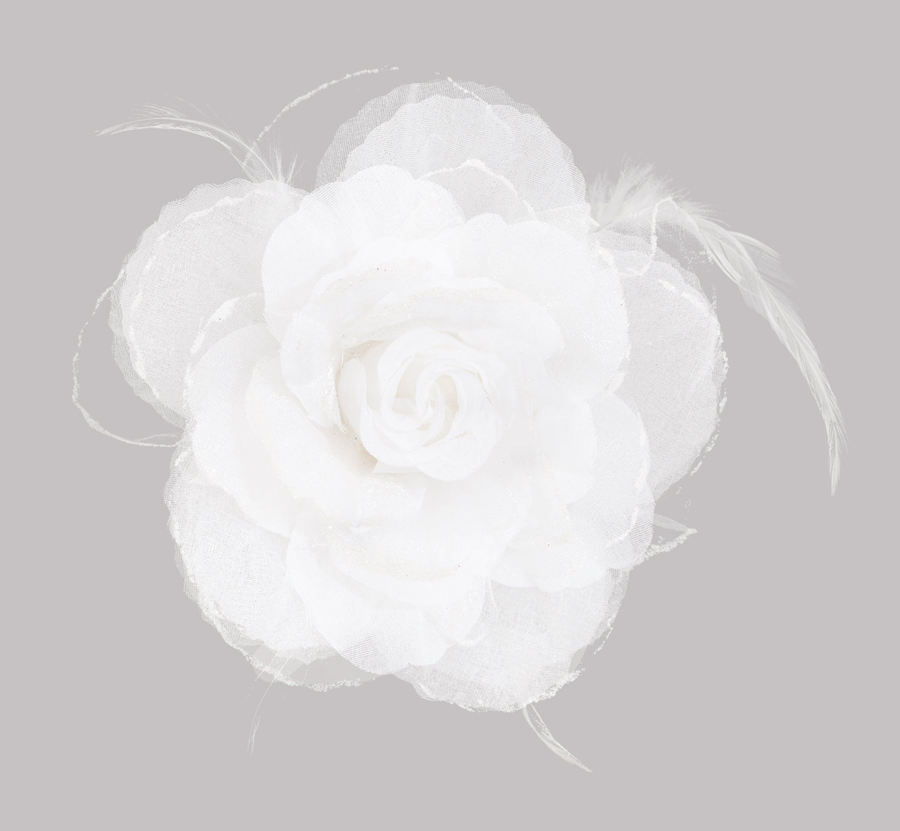 Épingle à fleur, blanche