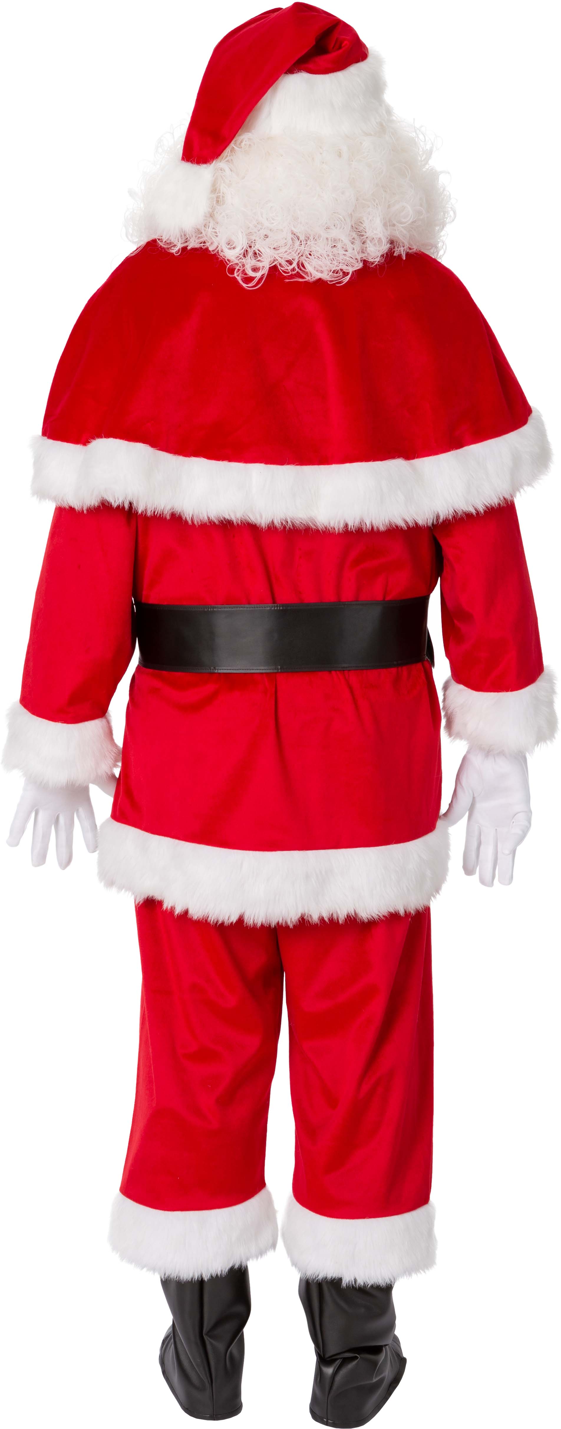Santa Claus suit, dark red