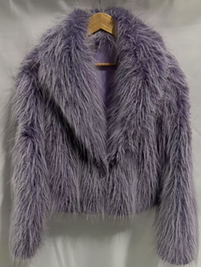 Plüschjacke 2-farbig(Vaterartikel) S/M