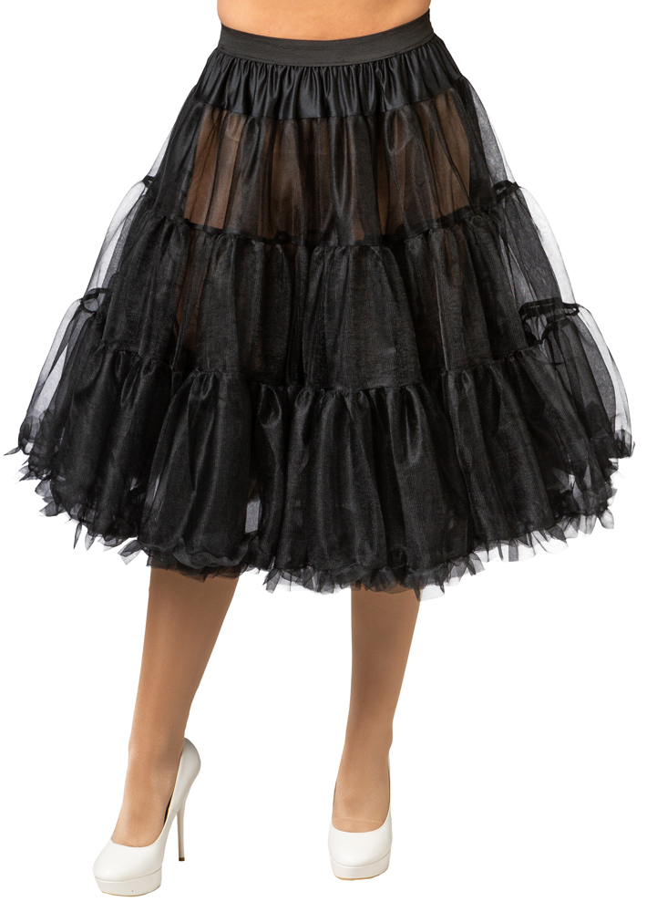 Petticoat 50er, schwarz