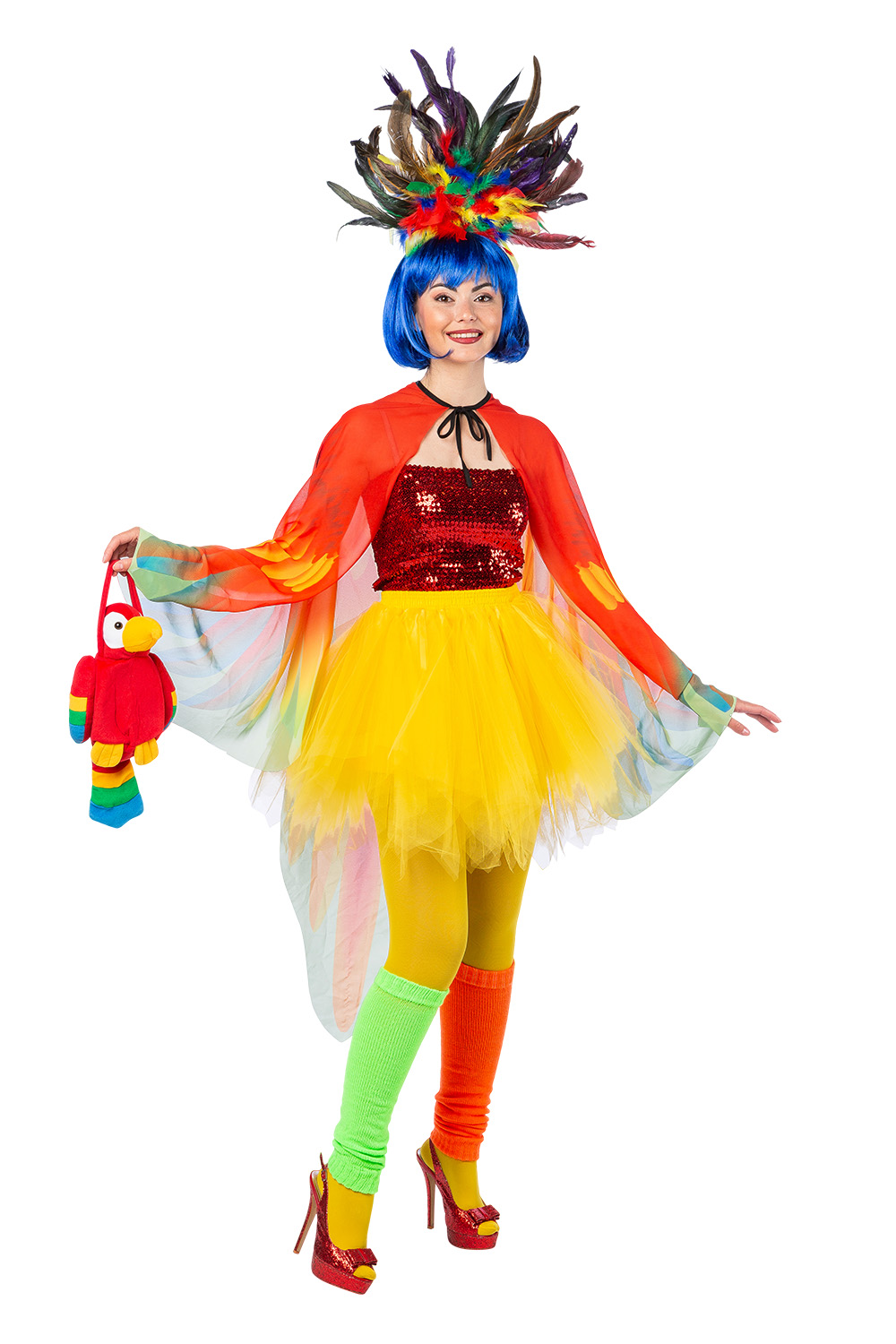 Cape Parrot, colorful 