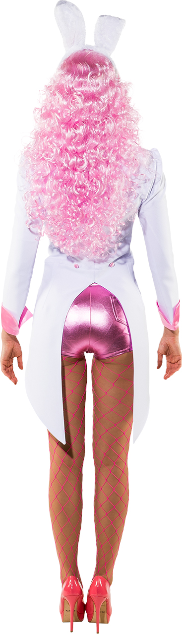 Ladie's tailcoat, white-pink