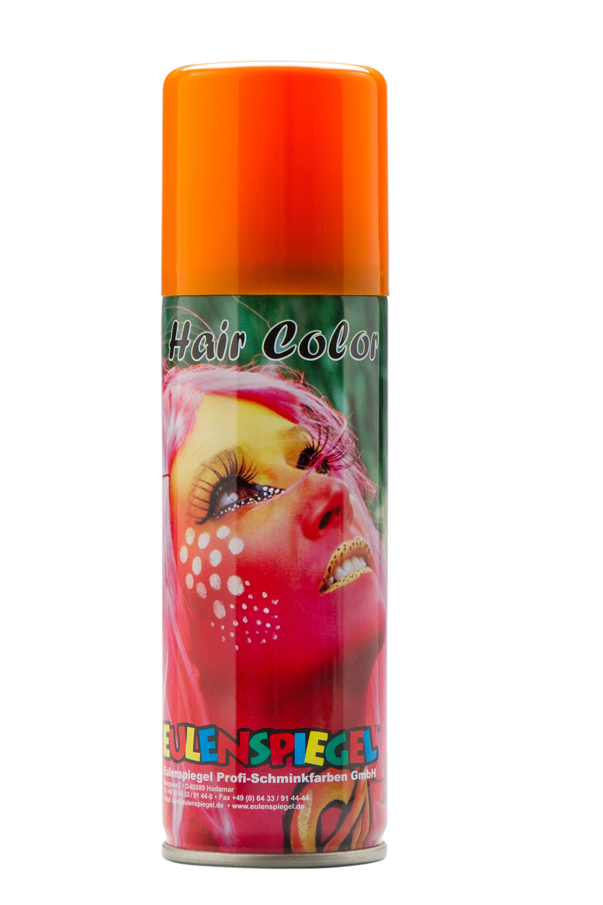 Leuchtcolor Haarspray, orange