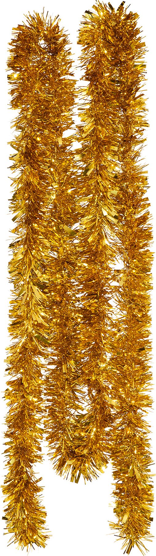 Foliengirlande, gold, 3m - Ø 10cm 