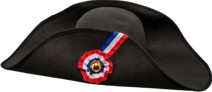 Chapeau bicorn d'un général français