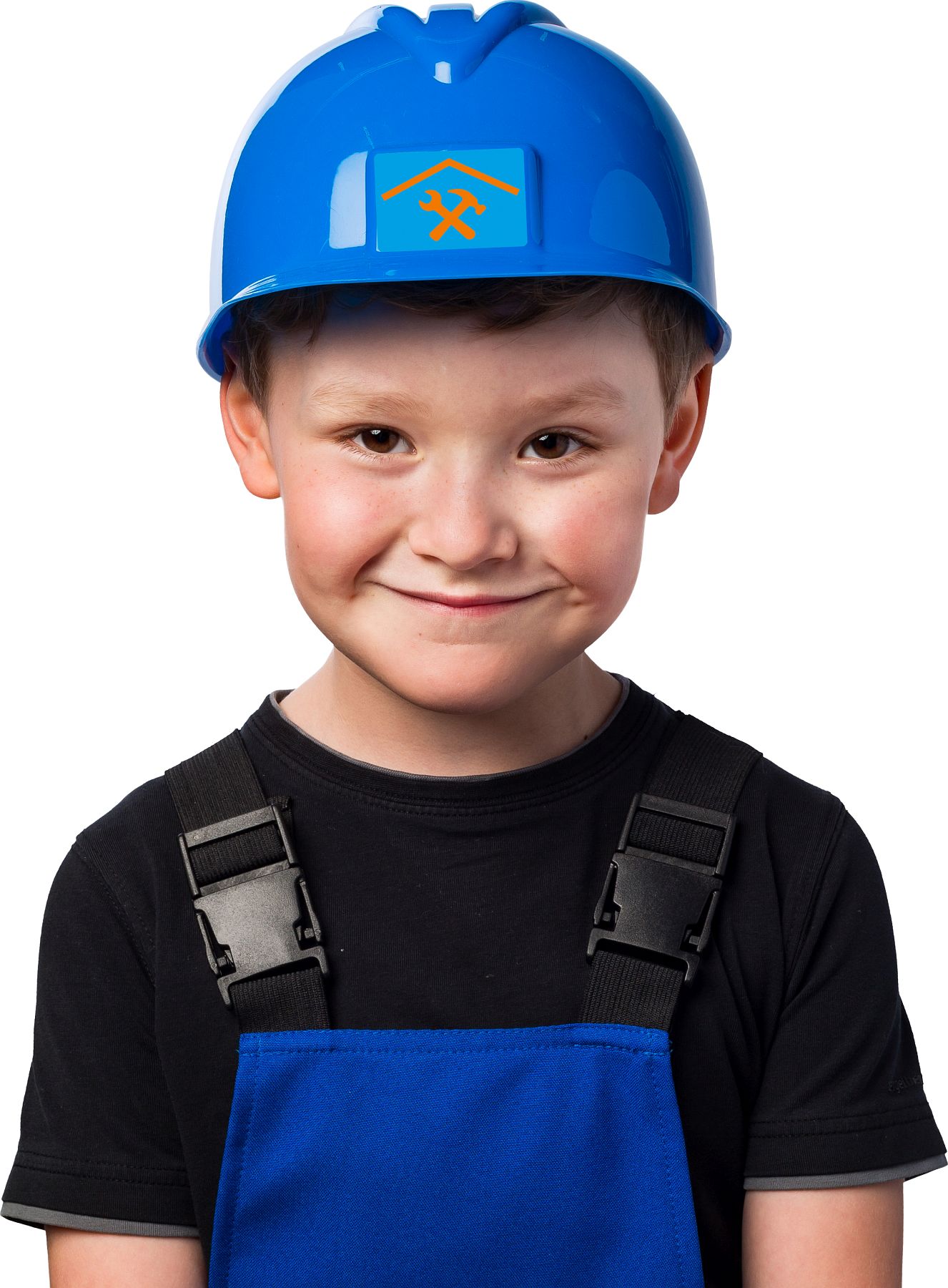 Building helmet, blue