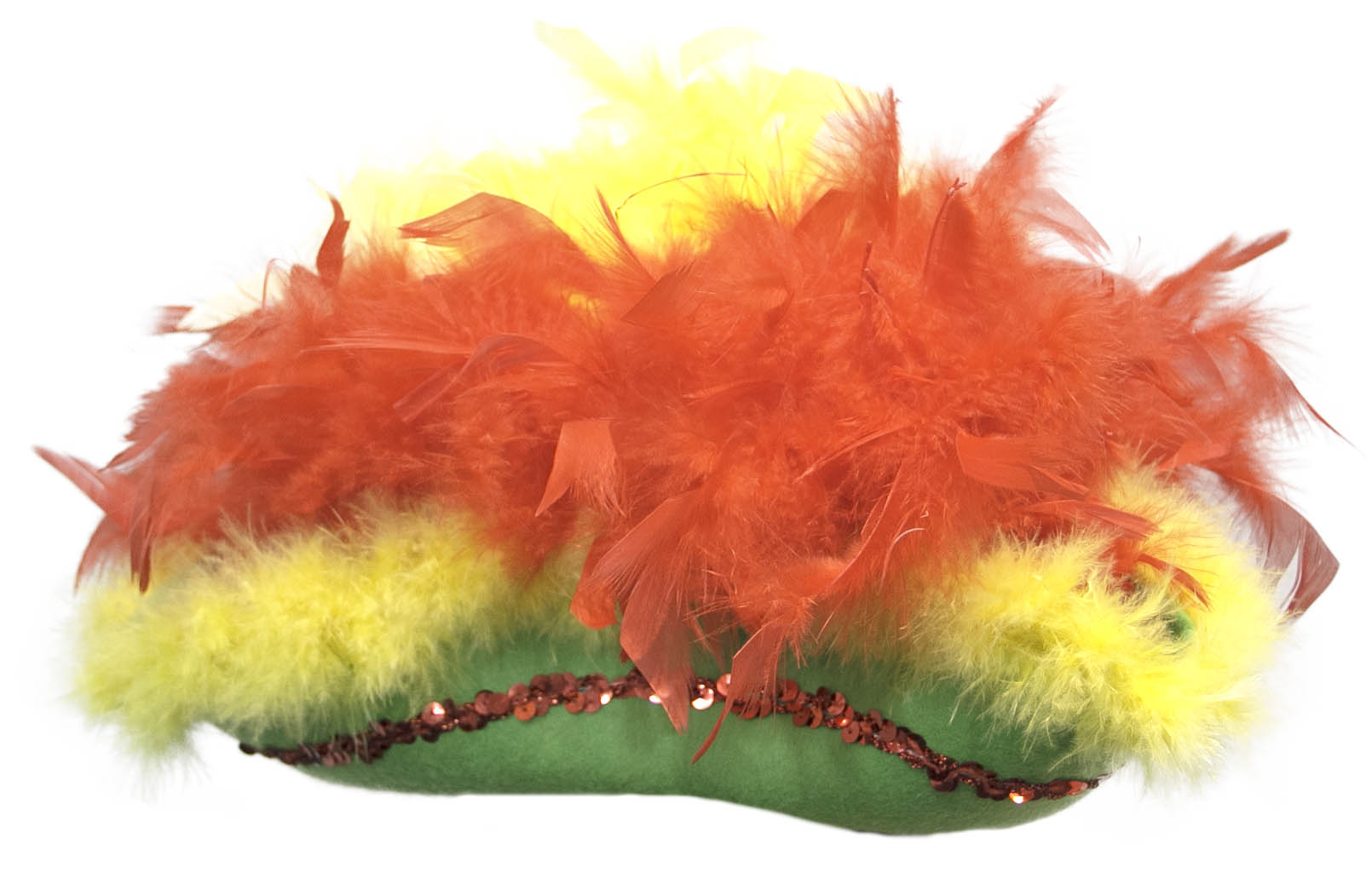 Feather boa Basic, yellow, 1.80 m, 50g