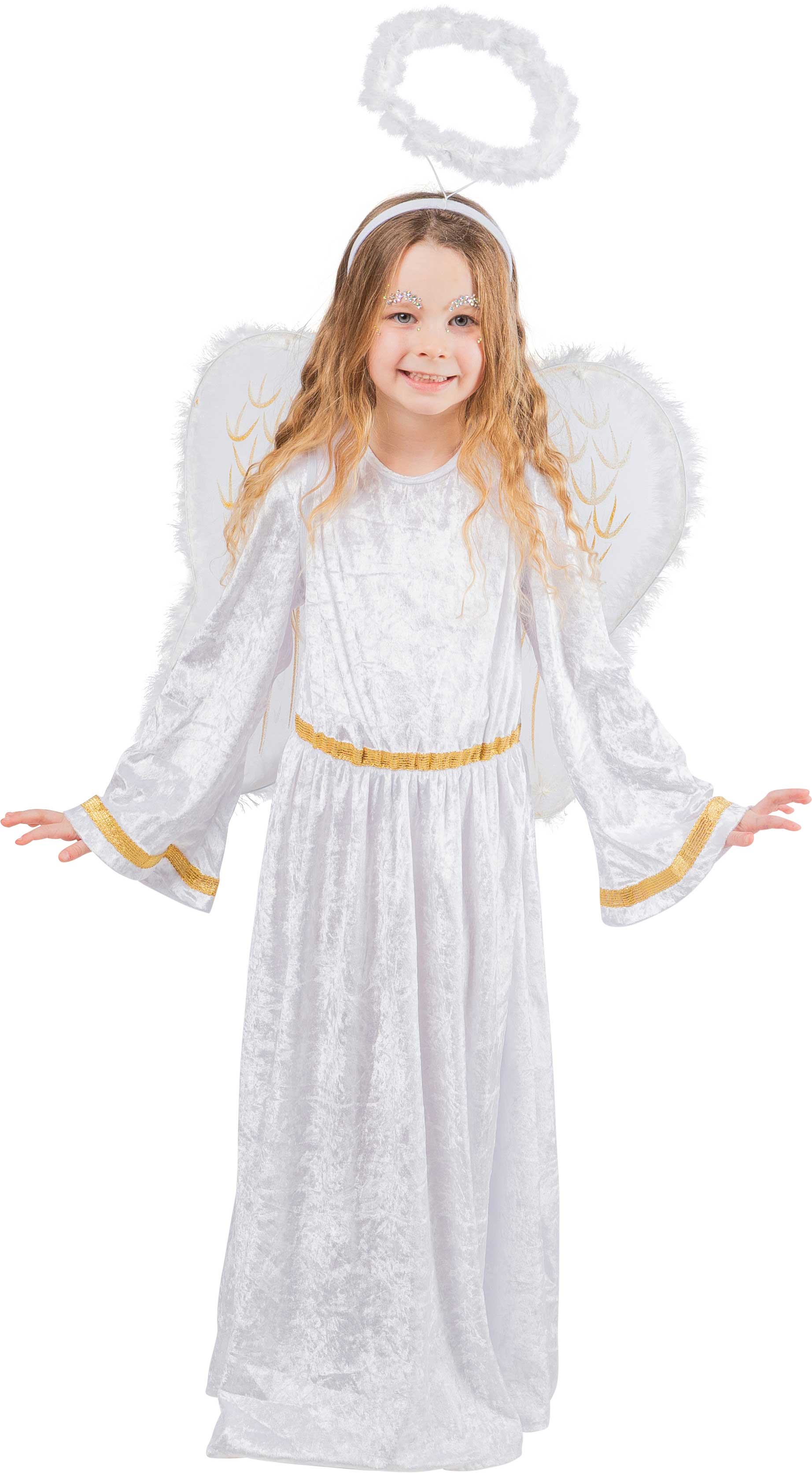 Angel, white/gold