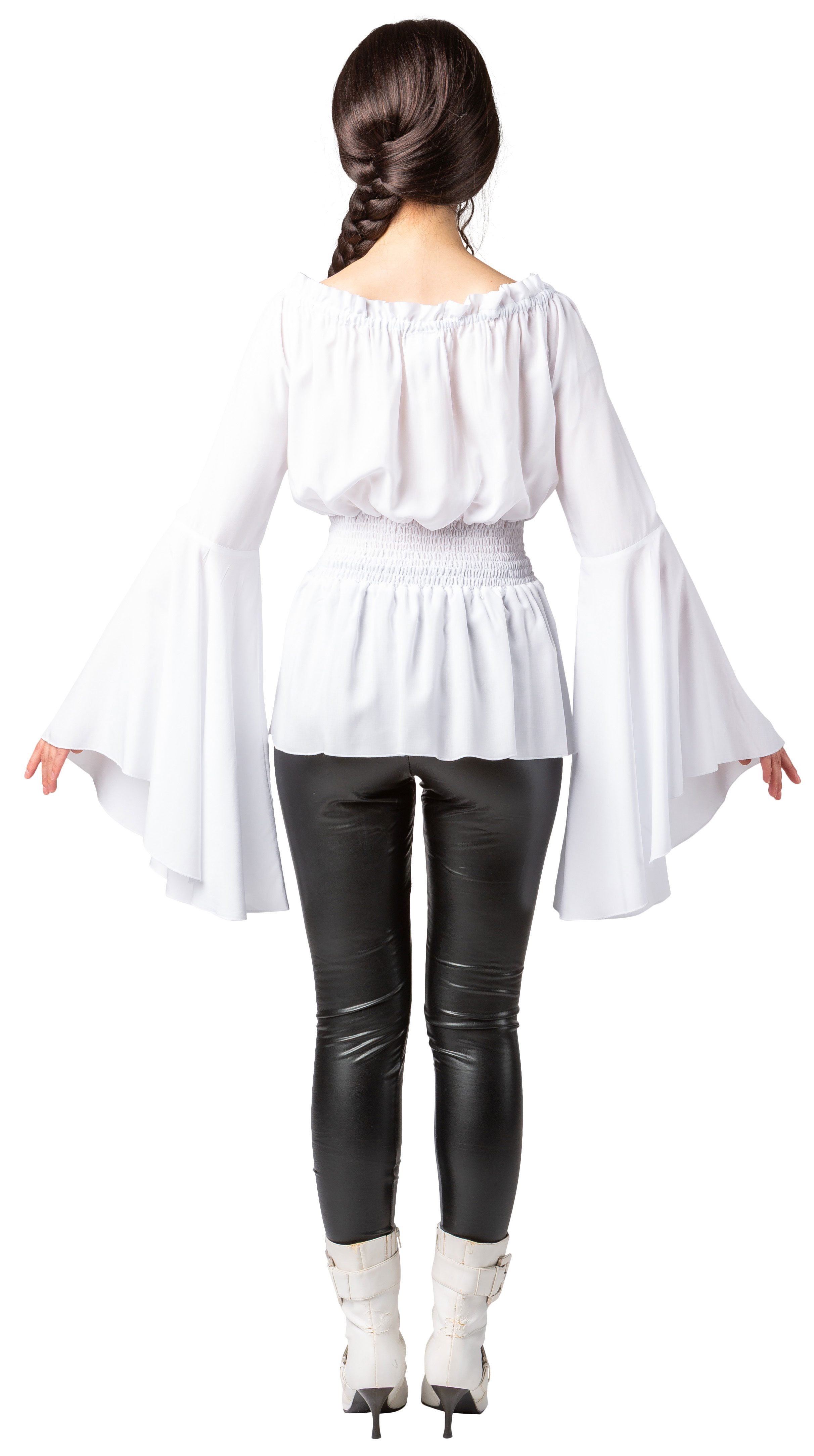 Lady Mary blouse, white