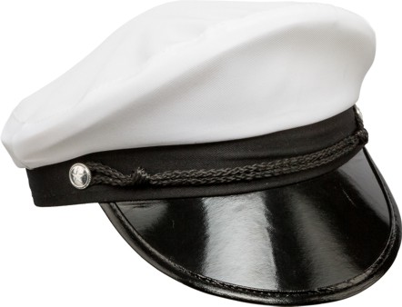 Shield hat, white