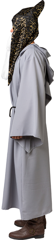 Cape with hood, grey