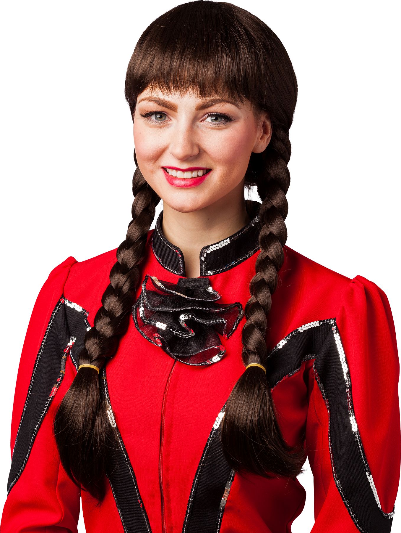 Garde-Tanzperücke, braun