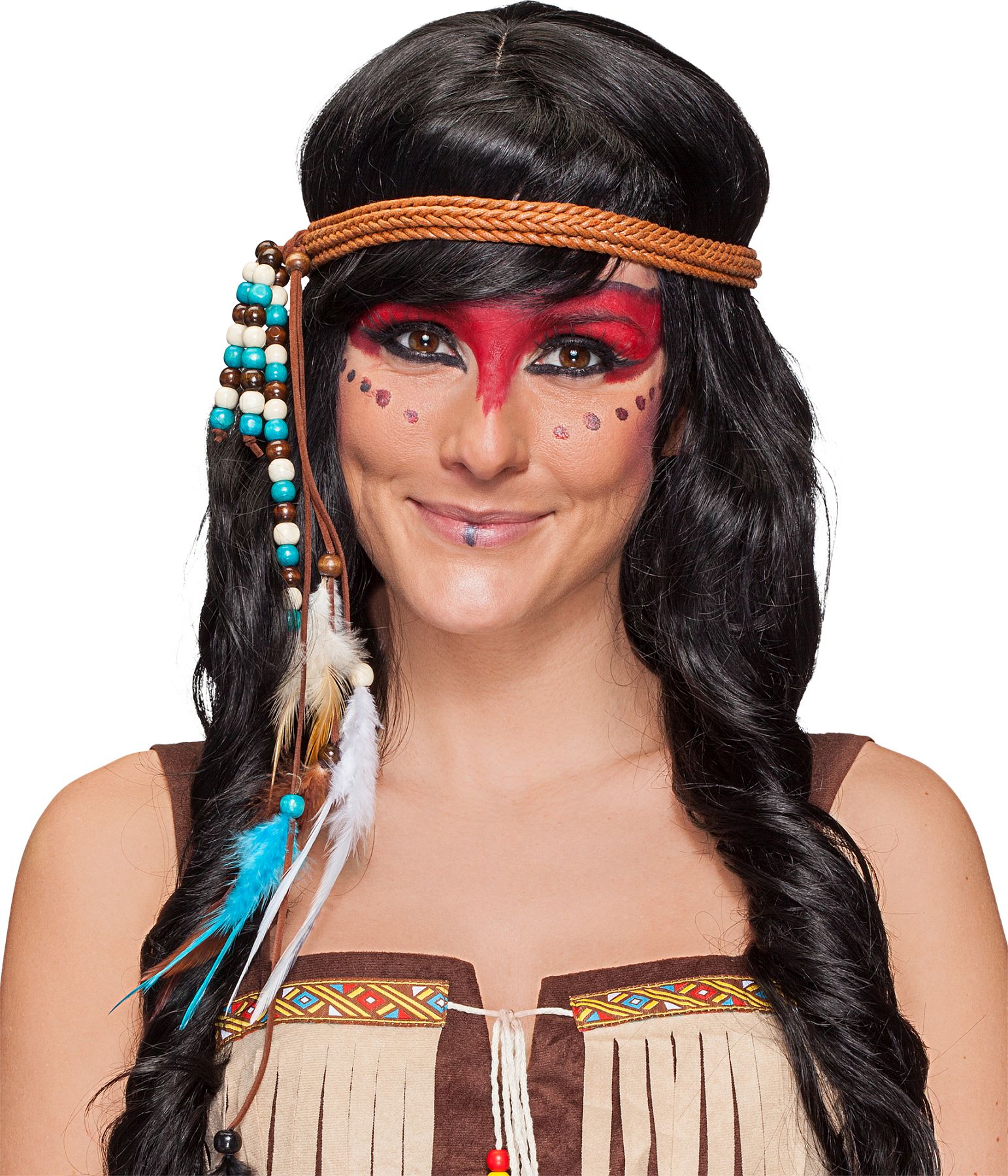 Indianer Kopfband mit Schmuck