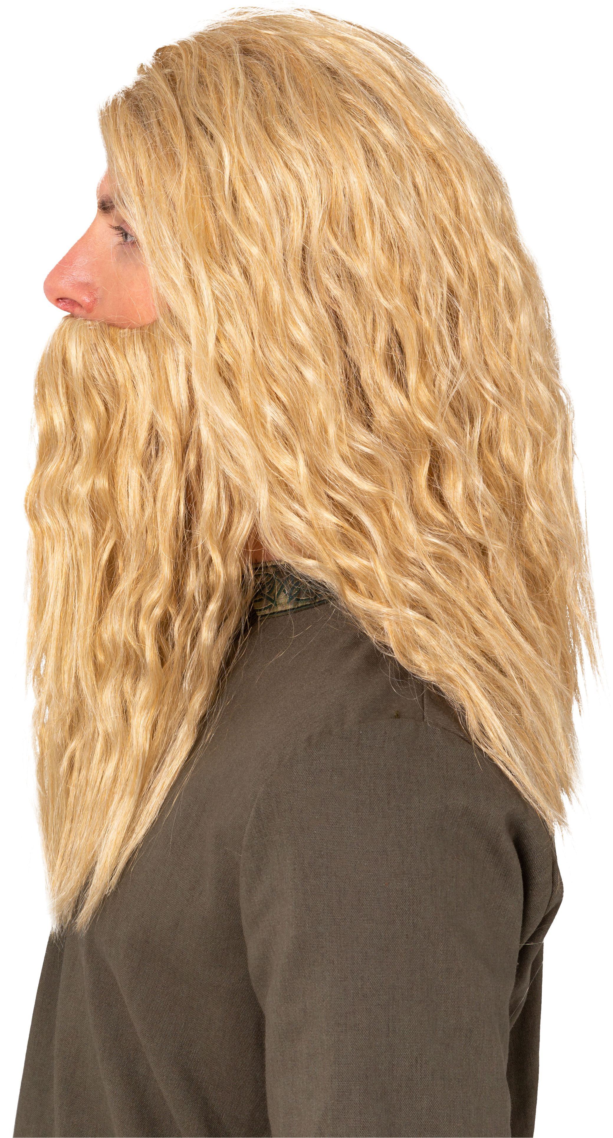 Viking wig + beard, blond