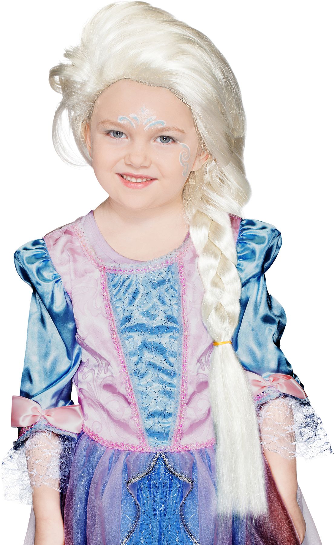 Braided Wig for children's, white 