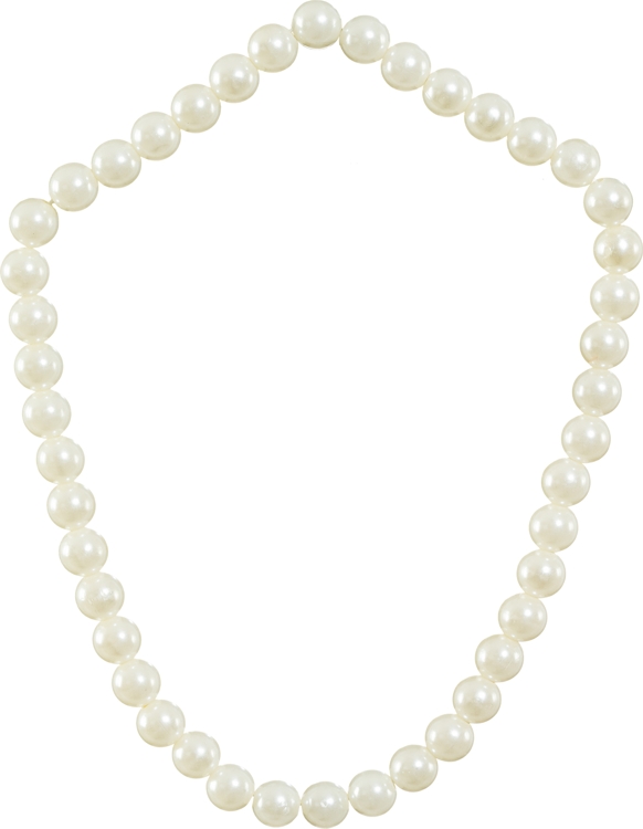 Collier en perle, courte