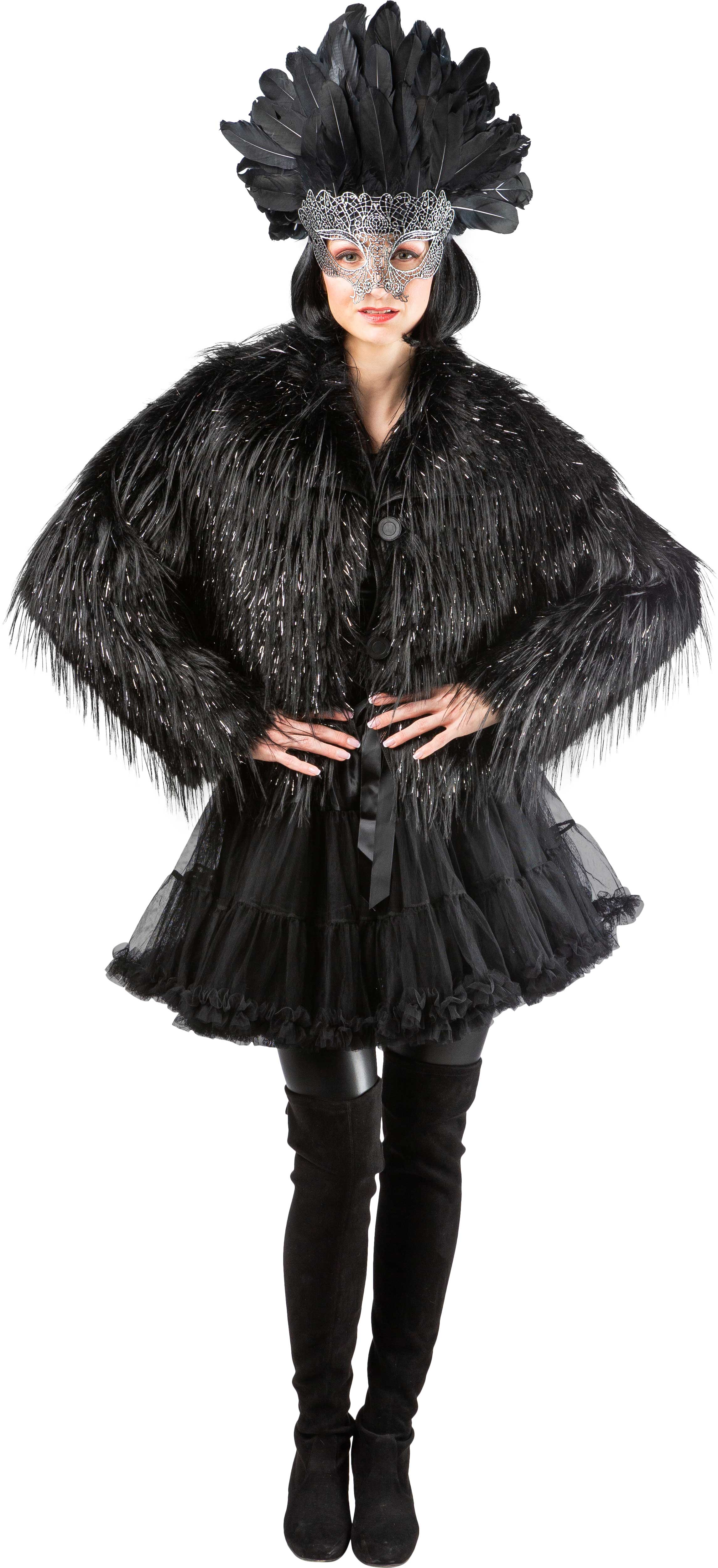 Felljacke Oppulent Silberlurex