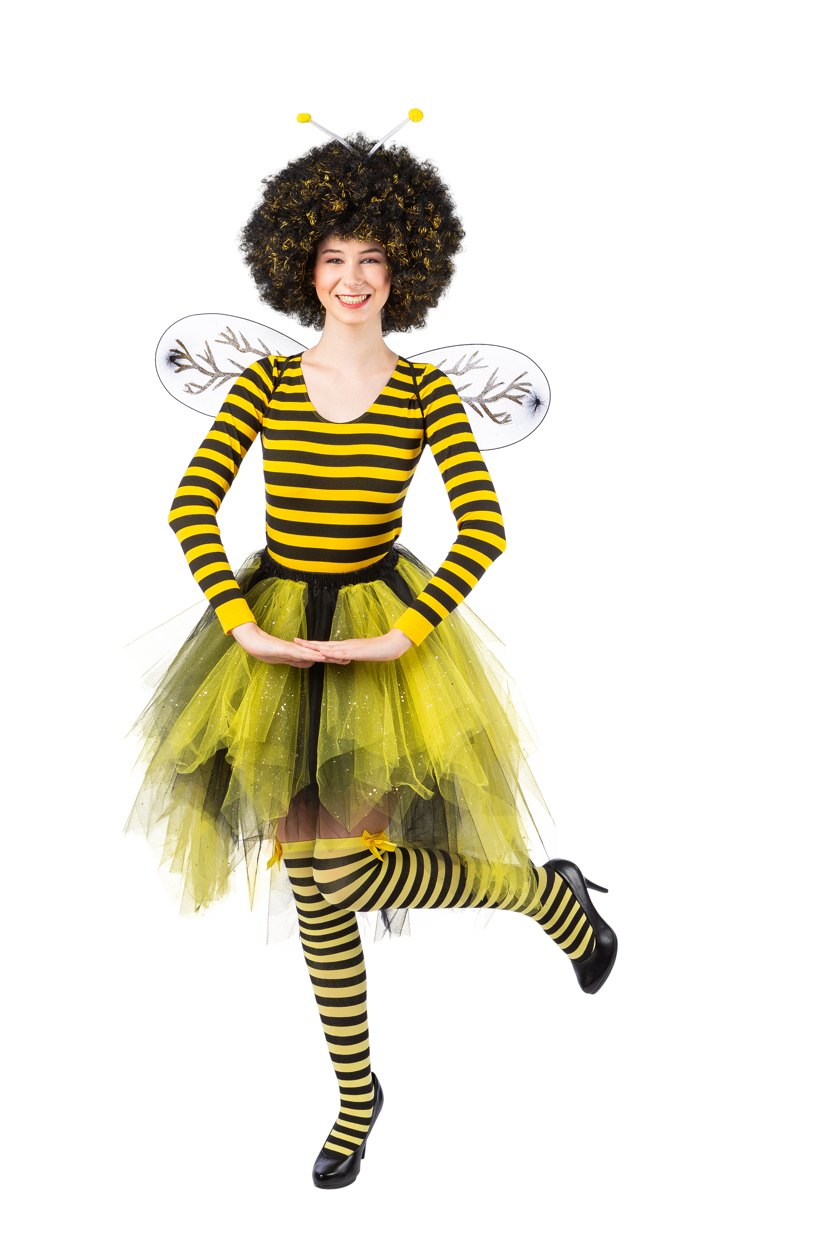 Tutu Bee mullet style (short at the front, long at the back) XS
