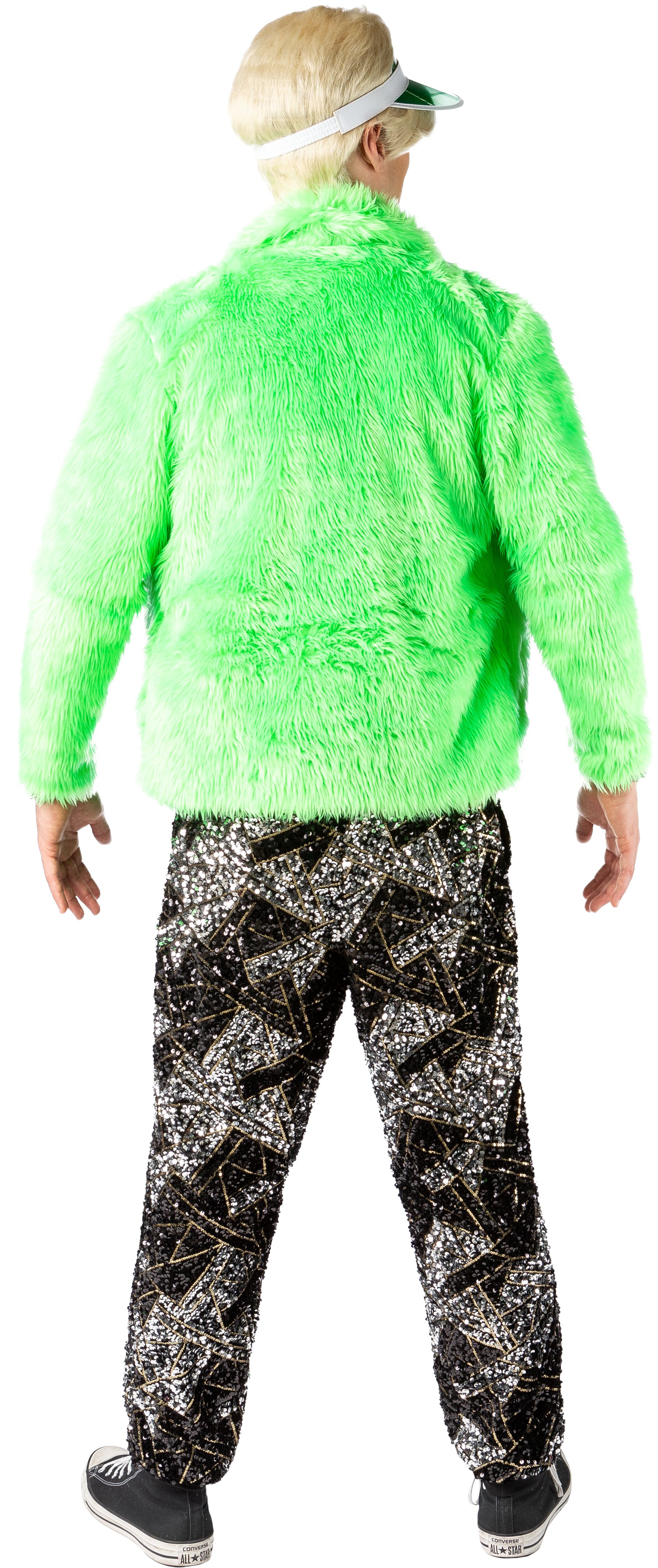 Veste en peluche, vert, S/M