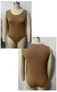 Body ärmellos, weiß 30-L/XL
