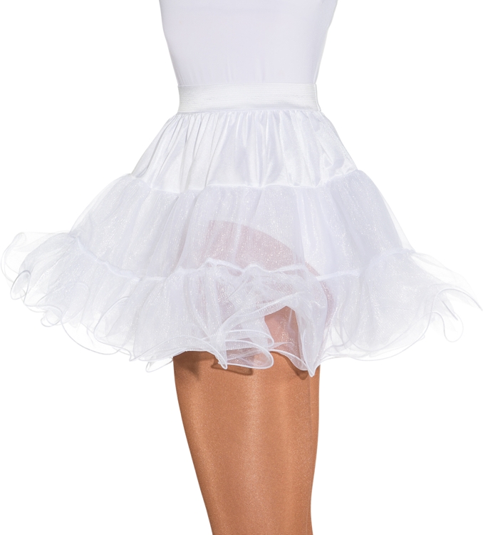 Petticoat, white with white selvedge 
