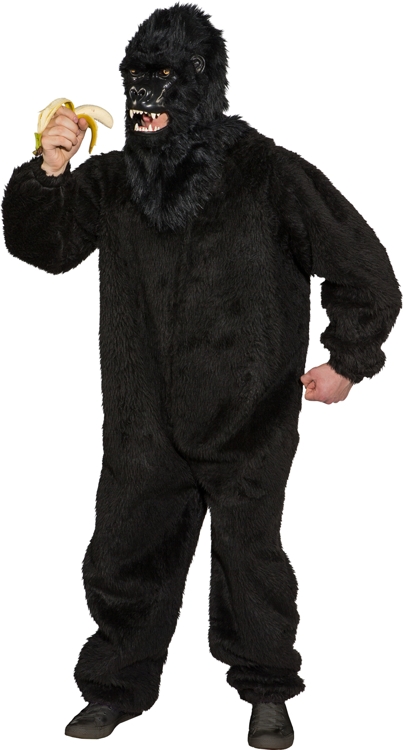 Plush overall, black