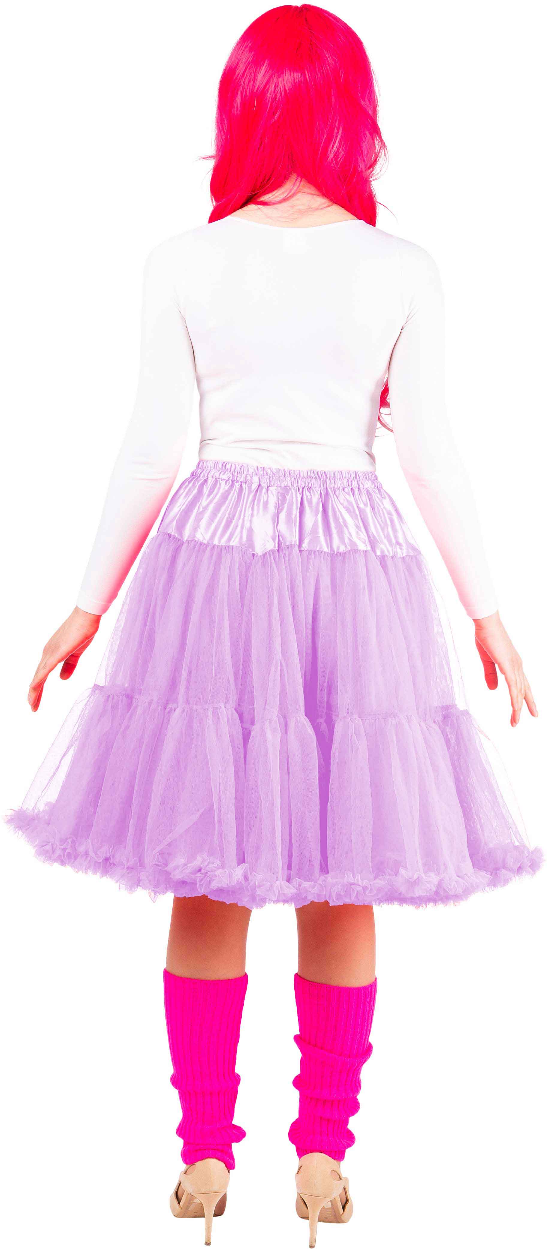 Long tutu with a frill, lilac