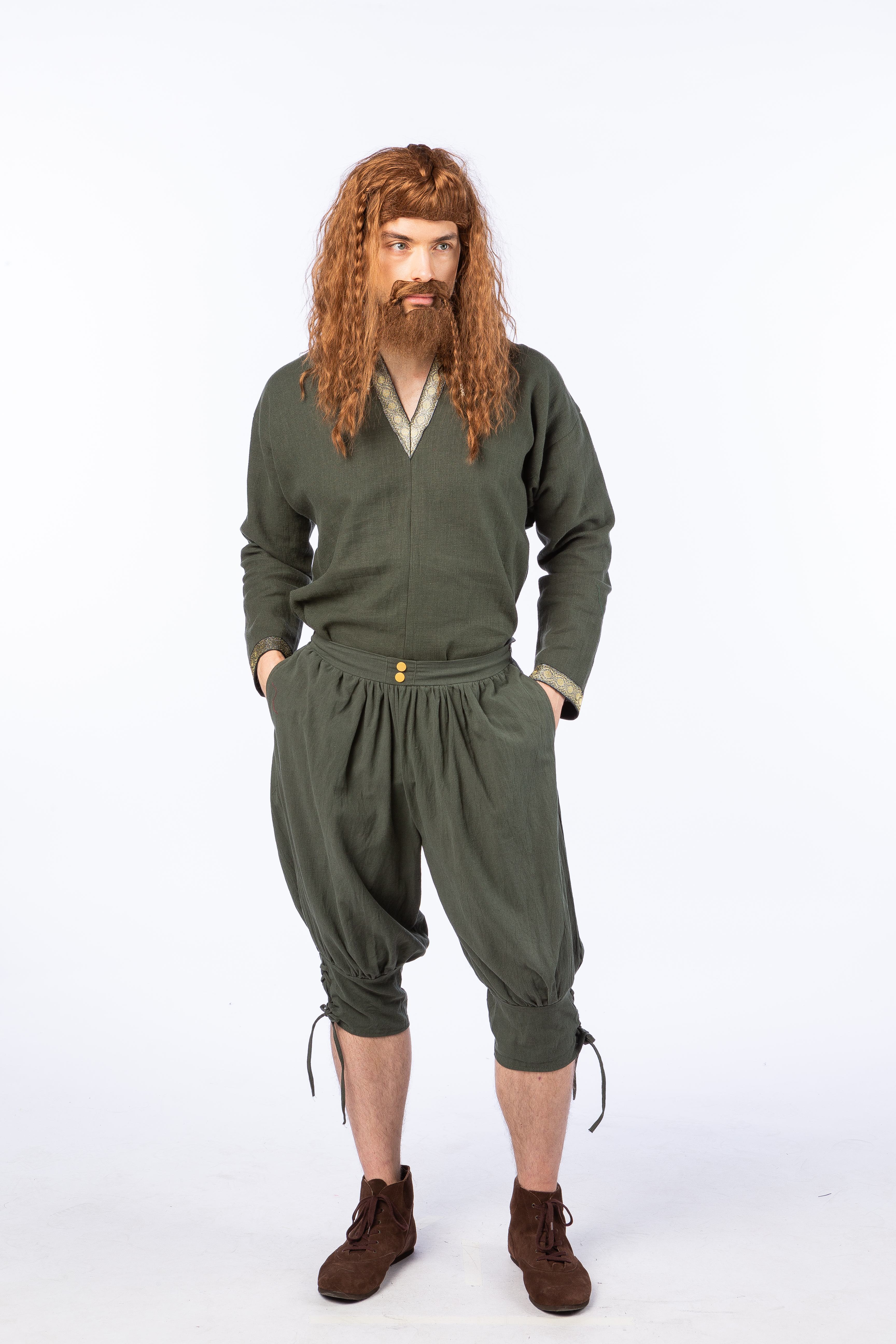 Pantalon historique, vert