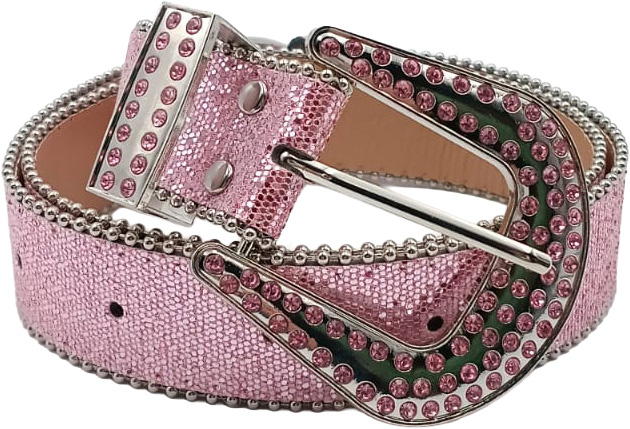 Gürtel Glitter, pink
