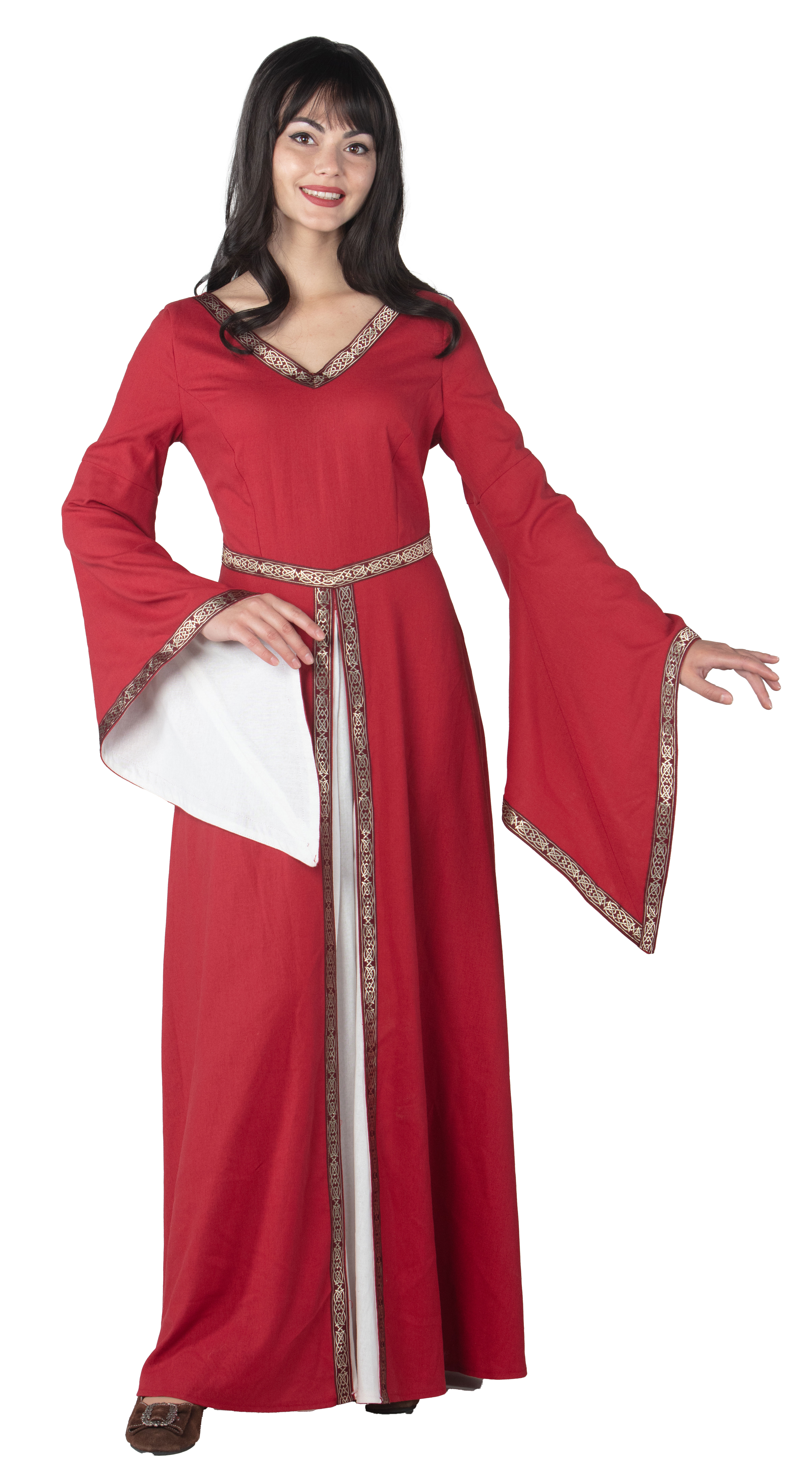 Servante médiévale, bordeaux