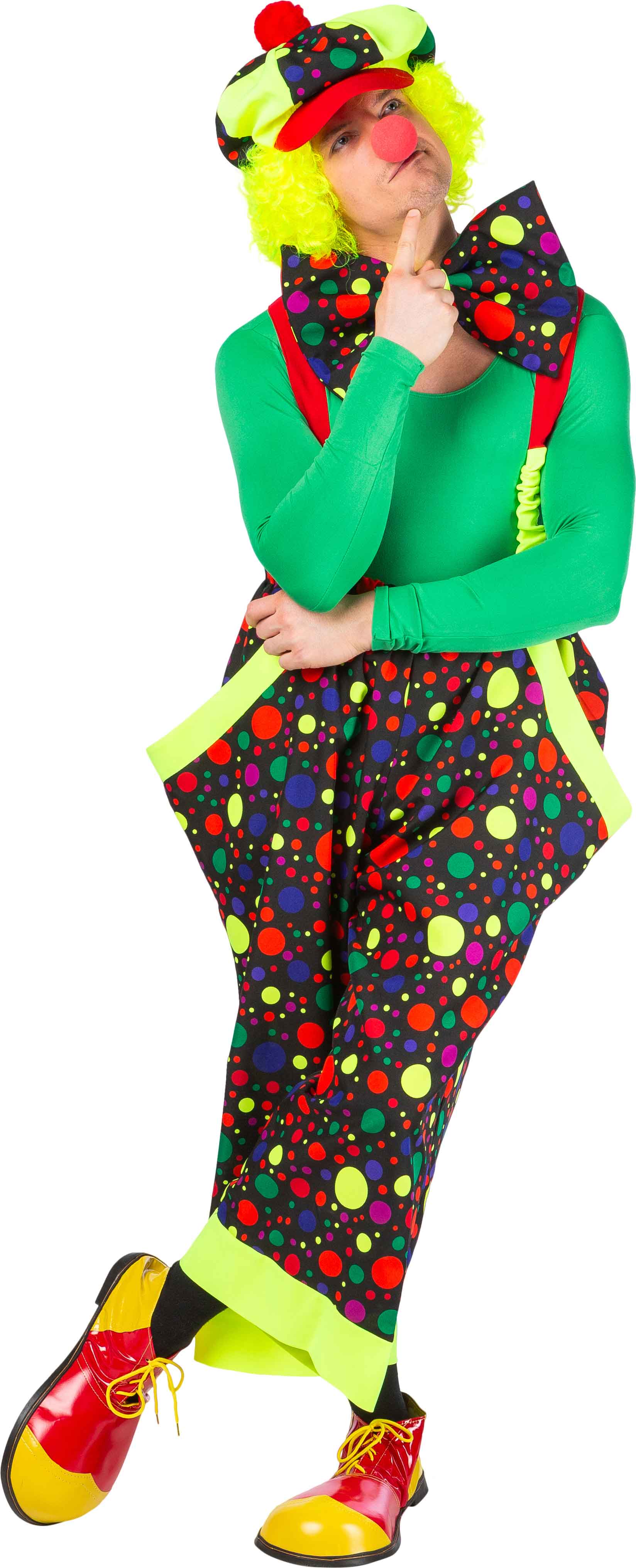 Clown costume, unisex