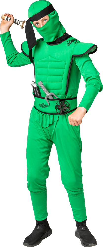 L'enfant Ninja, vert