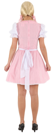 Costume bavaroise ''Dirndl'', rose/blanc